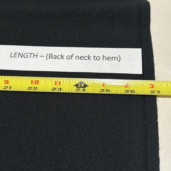 John Varvatos Men’s Knit Merino Wool Sweater Sz L Black V-Neck Preppy Pullover - Picture 5 of 8